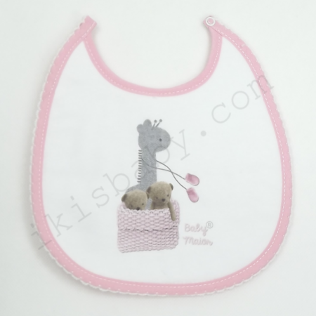 Babete bebé estampada