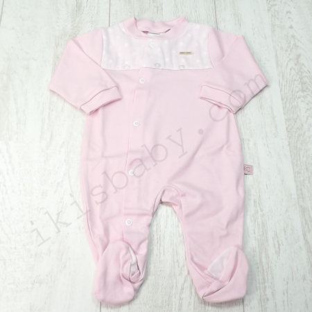 Babygrow aberto de lado rosa