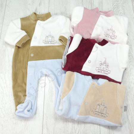 Babygrow de Veludo Castelo