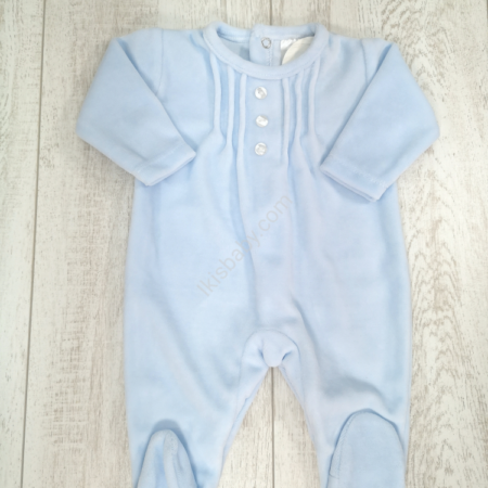Babygrow bebé veludo azul