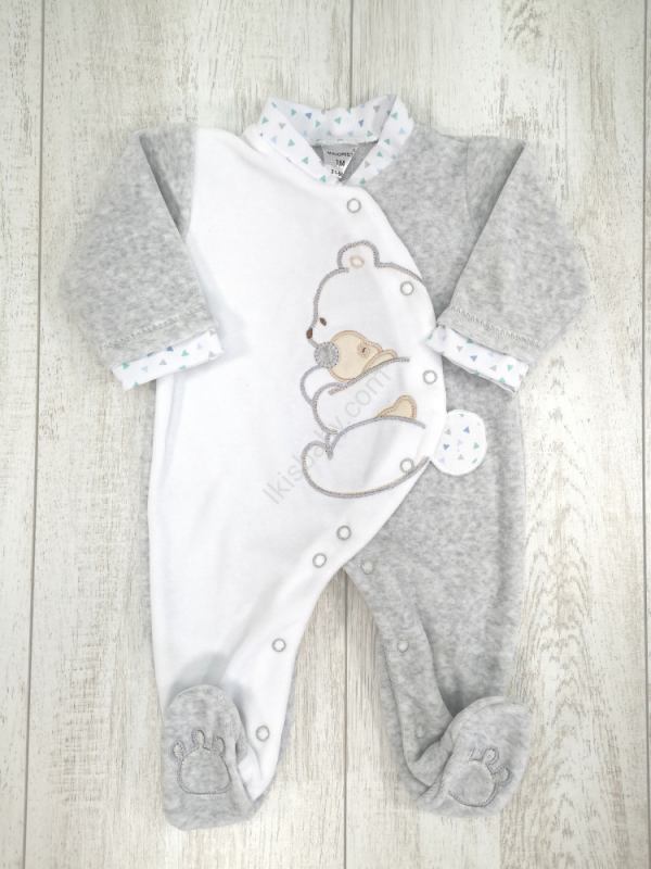 Babygrow menino aveludado