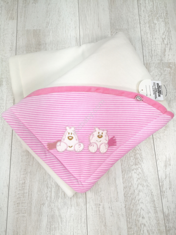 Manta bonecos rosa