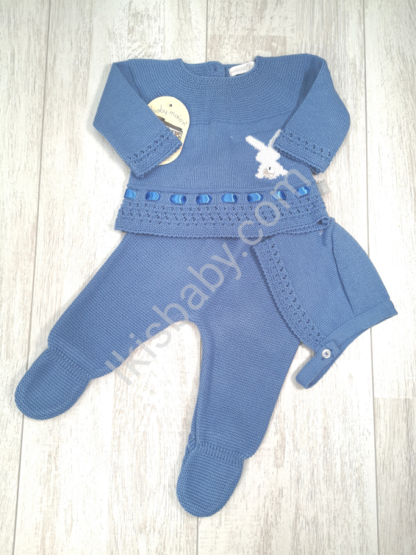 Conjunto malha coelho azulão