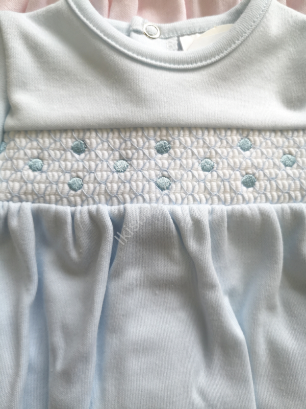 Babygrow algodão azul