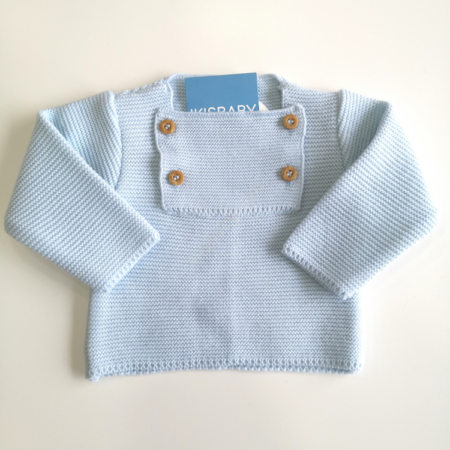 Camisola malha azul