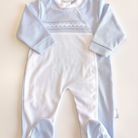 Babygrow Bebé Algodão Azul