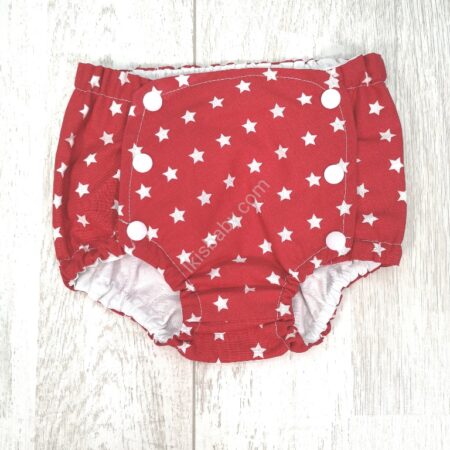Tapa fraldas vermelho para menino