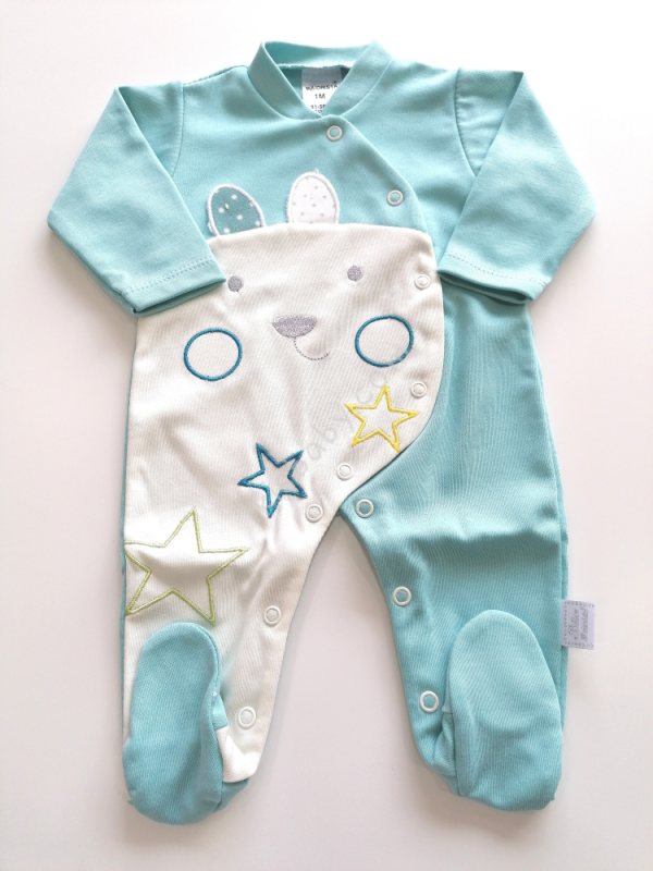 Babygrow algodão esmeralda