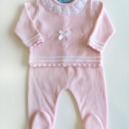 Conjunto malha algodão rosa
