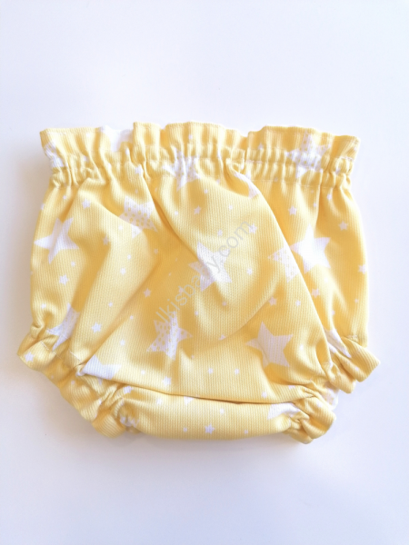 Tapa fraldas tecido amarelo