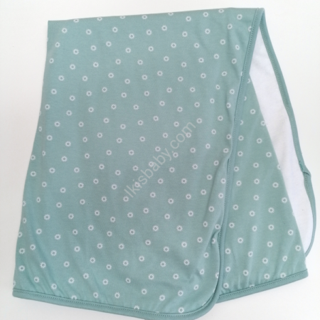 Manta dupla estampada verde