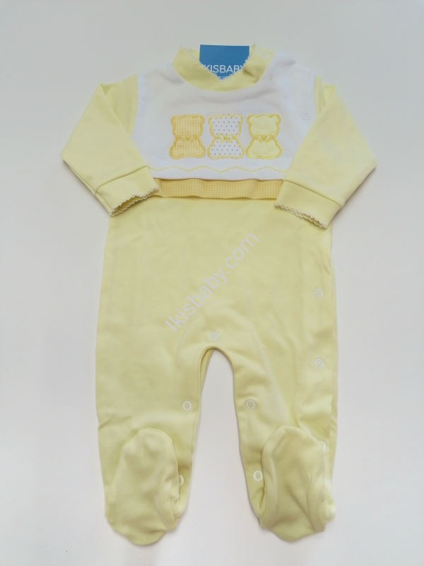 Babygrow Bebé amarelo Algodão