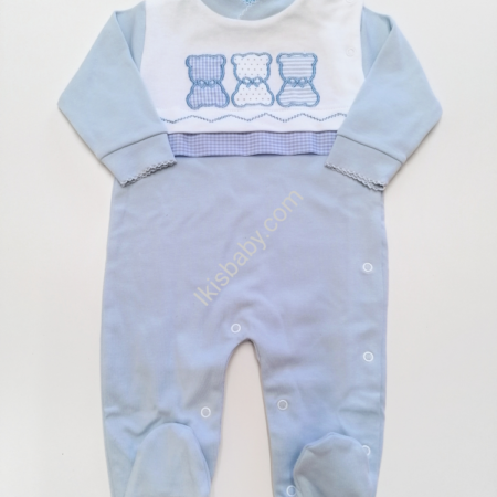 Babygrow Bebé azul Algodão